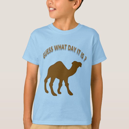 Raad eens welke dag het is? Hump Day commercieel - T-shirt (Voorkant)