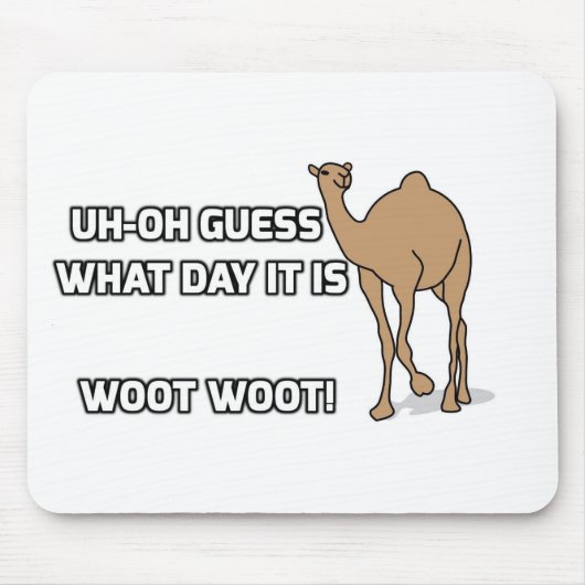 Raad eens welke dag het is - Hump Day Muismat (Voorkant)