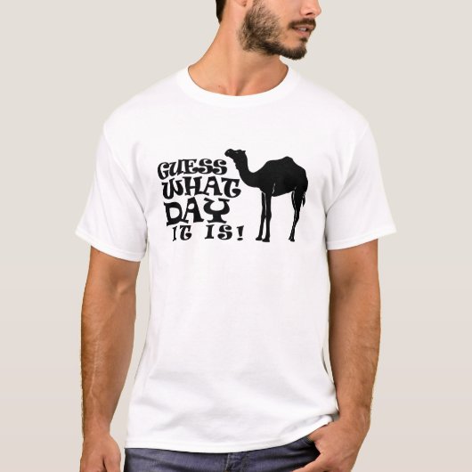 Raad eens welke dag het is - Hump Day Tshirt (Voorkant)