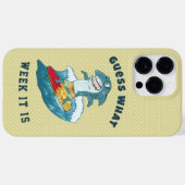 Raad eens welke week het is grappig haai Case-Mate iPhone case (Achterkant (horizontaal))