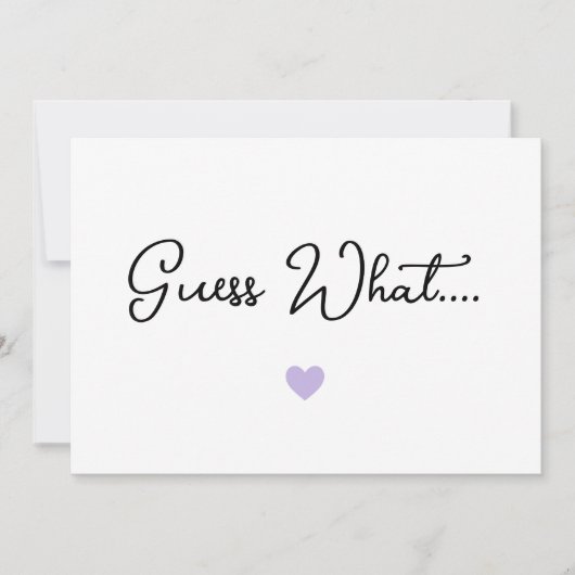 Raad eens welke zwangerschapsaankondiging voor zus (Voorkant)