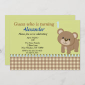 Raad eens wie 1 Beer uitnodigt Kaart (Voorkant / Achterkant)