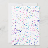 Raad eens wie 7 Sprinkles Cookie Verjaardag draait Kaart (Achterkant)