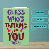 Raad eens wie aan je denkt kaart