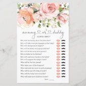 Raad eens wie Baby shower een spel speelt (Voorkant)