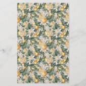 Raad eens wie Baby shower van mama of pap Lemon Ci Briefpapier (Achterkant)