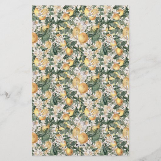 Raad eens wie Baby shower van mama of pap Lemon Ci Briefpapier (Achterkant)