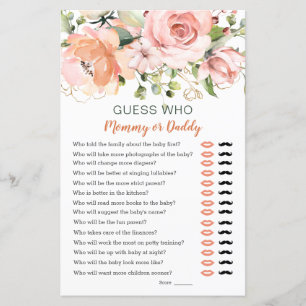 Raad eens wie Baby shower vlam groen heeft gemaakt