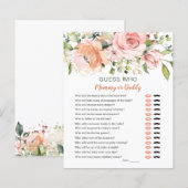 Raad eens wie Baby shower vlam groen heeft gemaakt (Voorkant / Achterkant)