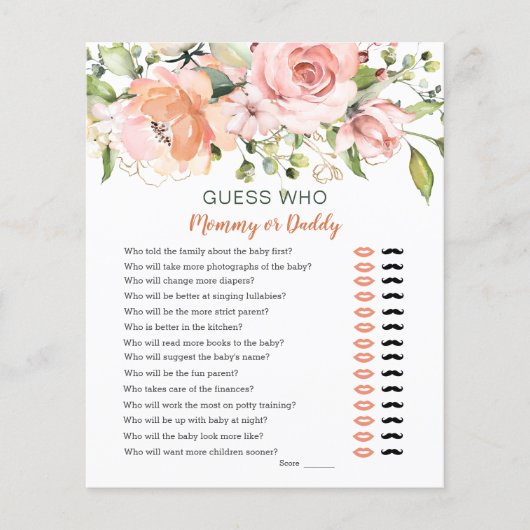 Raad eens wie Baby shower vlam groen heeft gemaakt (Voorkant)