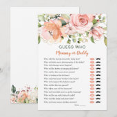 Raad eens wie Baby shower vlam groen heeft gemaakt Kaart (Voorkant / Achterkant)