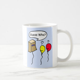 Raad eens wie, ballonmensen Secret Pal Coffee Mok