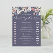 Raad eens wie Berry Sweet Baby shower Game Kaart (Staand voorkant)