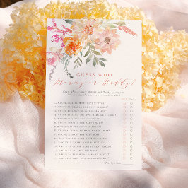 Raad eens wie | Blush & Blauwgroen Spring Baby sho