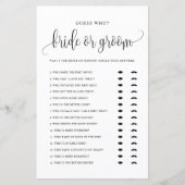 Raad eens wie Bride of Groom zei dat ze Game zei (Voorkant)