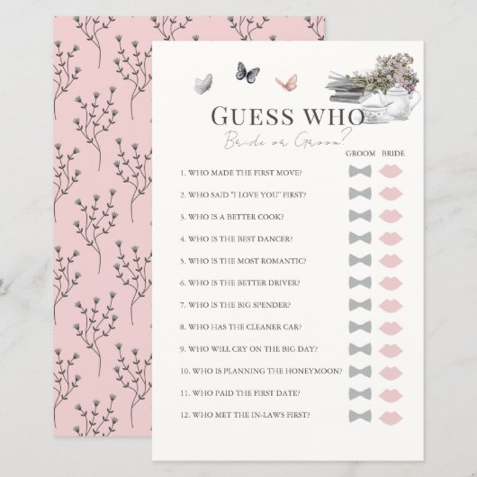 Raad eens wie bruid bruidegom boek PK Vrijgezellen (Voorkant / Achterkant)