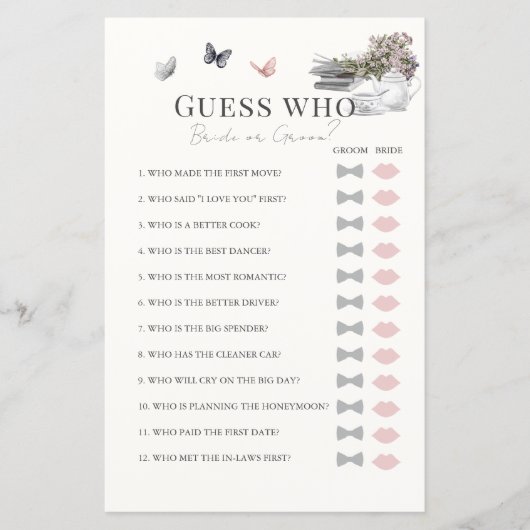 Raad eens wie bruid bruidegom boek PK Vrijgezellen (Voorkant)