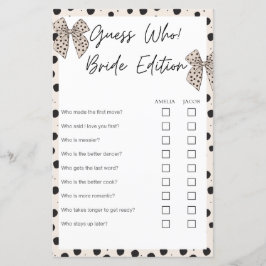 Raad eens wie bruid editie Beige vrijgezellenfeest