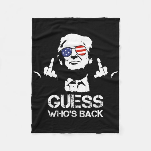 Raad eens wie Ck Trump is Fleece Deken (Voorkant)