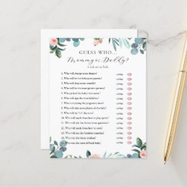 Raad eens wie de Baby shower van mama of papa is