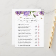 Raad eens wie de Baby shower van mama of papa is