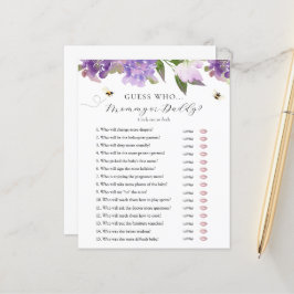 Raad eens wie de Baby shower van mama of papa is