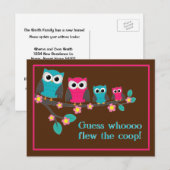 Raad eens wie de Coop-bewegende aankondiging vloog (Voorkant / Achterkant)