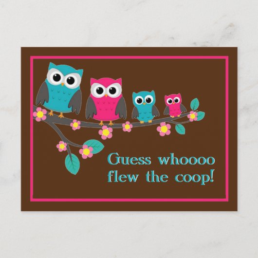 Raad eens wie de Coop-bewegende aankondiging vloog (Voorkant)