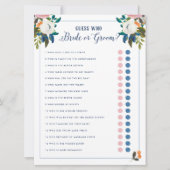 Raad eens wie de Vrijgezellenfeest van de bruid of Kaart (Voorkant)