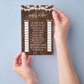 Raad eens wie de Westerne Kaart van het Spel van h (Hand)