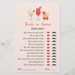 Raad eens wie drinken met cocktail-schoenen schets