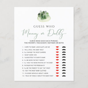 Raad eens wie een baby shower van mama of papa is