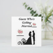 Raad eens wie een huwelijksuitnodiging krijgt (Staand voorkant)