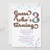 Raad eens wie er 3 Cookie wordt Kaart (Voorkant)