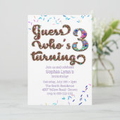 Raad eens wie er 3 Cookie wordt Kaart (Staand voorkant)