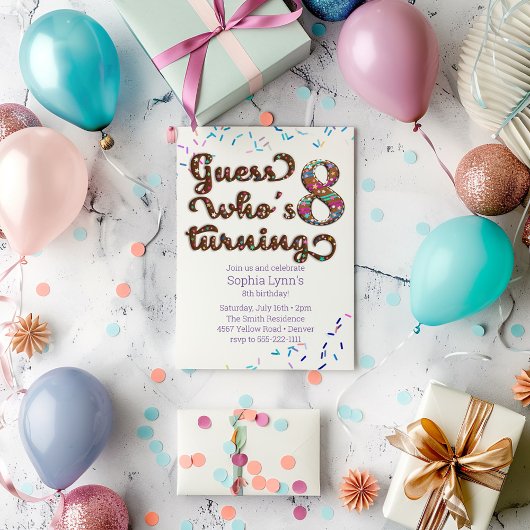 Raad eens wie er 8 koekjes gaat maken kaart