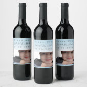 Raad eens wie er afgestudeerd is op de rechtenacad wijn etiket (Flessen)