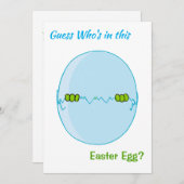 Raad eens wie er in deze paaseiprins zit feestdagenkaart (Voorkant / Achterkant)