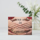 Raad eens wie er Kaarten en cadeaus verwacht. (Staand voorkant)