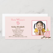 Raad eens wie? Foto van Birthday Party Invitation  (Voorkant / Achterkant)