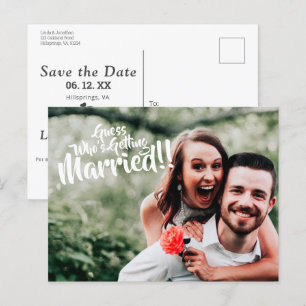 Raad eens wie gaat trouwen Briefkaart