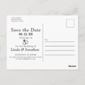 Raad eens wie gaat trouwen Briefkaart (Achterkant)