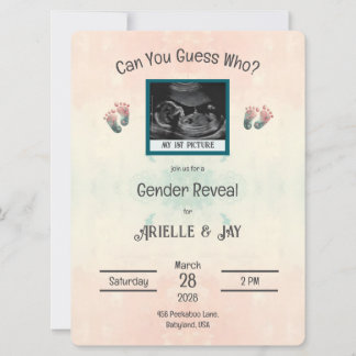 "Raad eens wie" Geslacht Onthult Ultrasound Baby s
