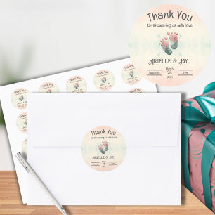 "Raad eens wie" Geslacht Onthult Ultrasound Baby s Ronde Sticker