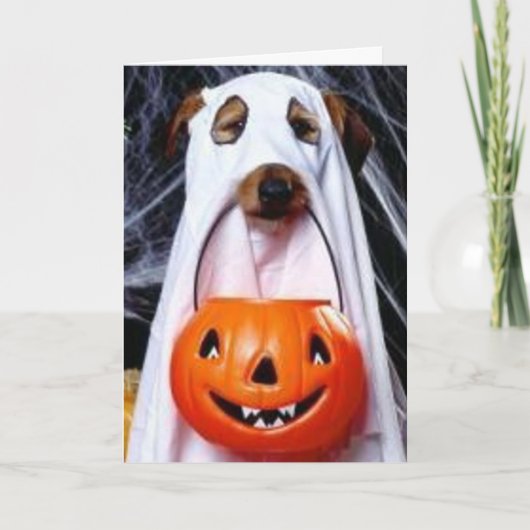 Raad eens wie? - Halloween Kaart (Voorkant)