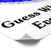 Raad eens wie heeft Sheldon alles gedaan wat hij w Poster (Hoek)