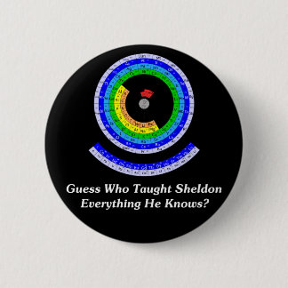 Raad eens wie heeft Sheldon alles gedaan wat hij w Ronde Button 5,7 Cm