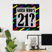 Raad eens wie het 21-jarig Poster is (Thuiskantoor)