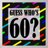 Raad eens wie het 60-jarig Poster is (Voorkant)