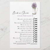 Raad eens wie het gezegd heeft? Lavender Rustic Vr (Voorkant)